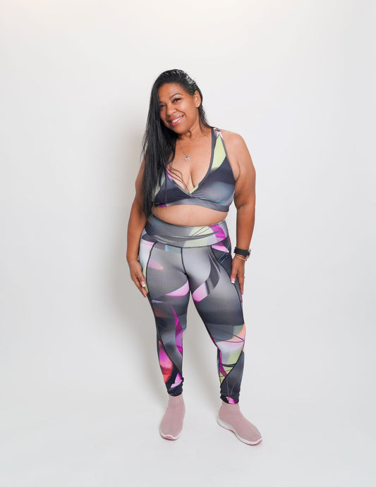 Summer Night Lights Pockets Leggings